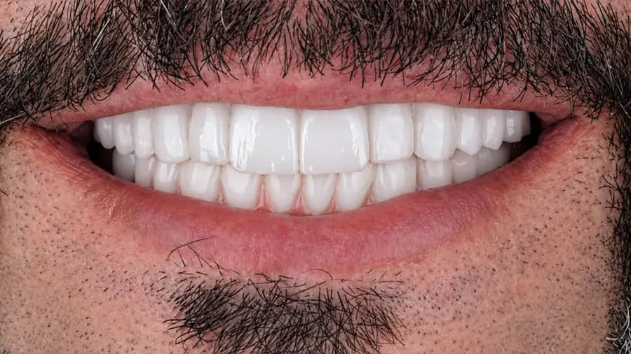 Real patient case 2 of All-on-4 implants — after