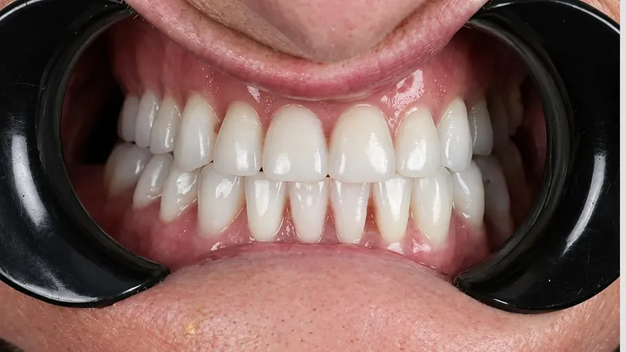 Real patient case 8 of All-on-4 implants — after