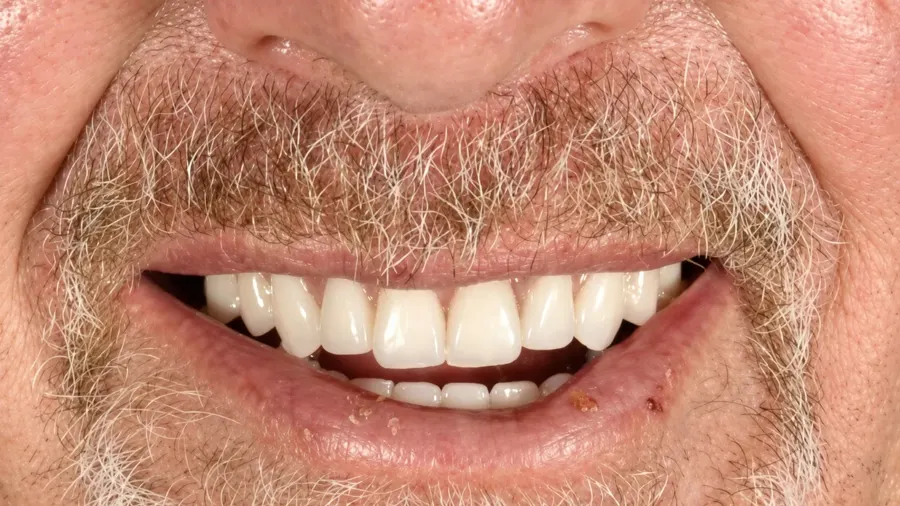 Real patient case 10 of All-on-4 implants — after