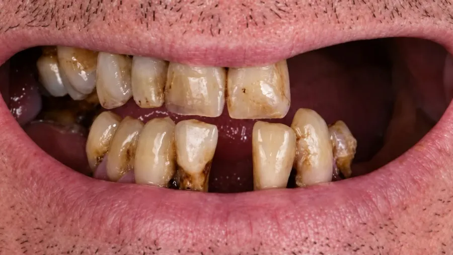 Real patient case 12 of All-on-4 implants — before