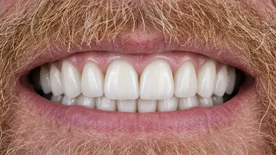 Real patient case 14 of All-on-4 implants — after