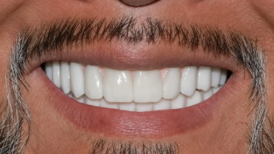 Real patient case 18 of All-on-4 implants — after