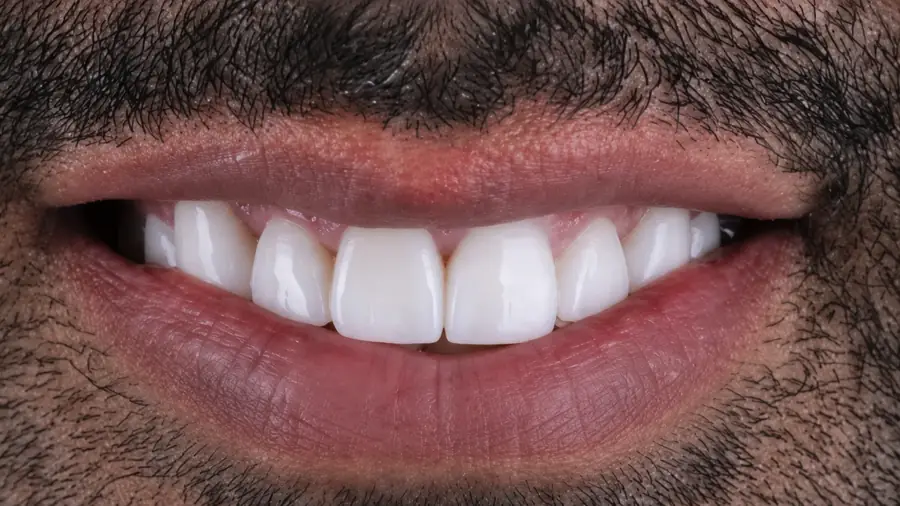 Before and after a full smile makeover at Esthetic Dent in Costa Rica — after
