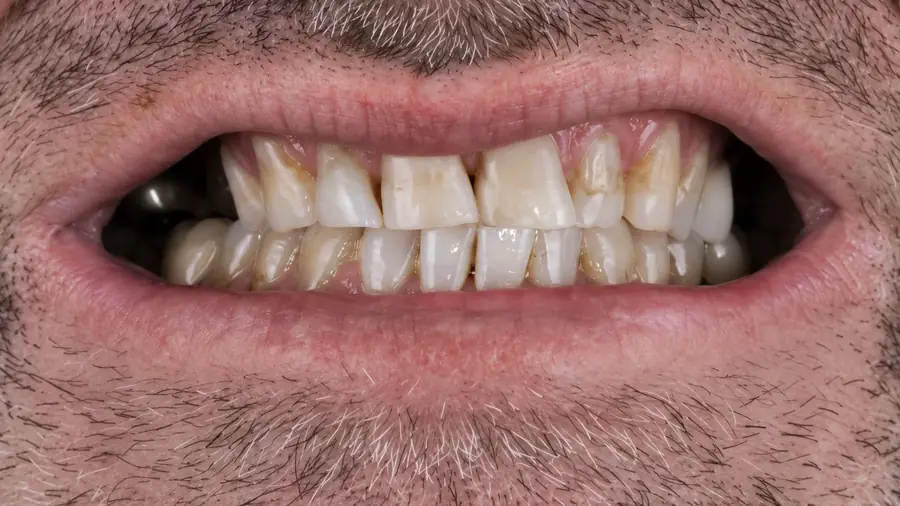 Real patient case 4 of smile makeover — before