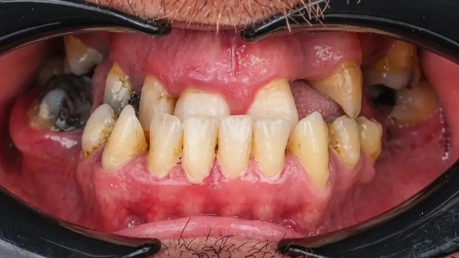 Real patient case 6 of smile makeover — before