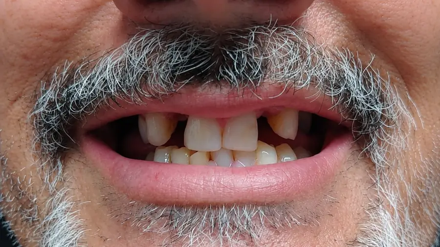 Real patient case 13 of smile makeover — before
