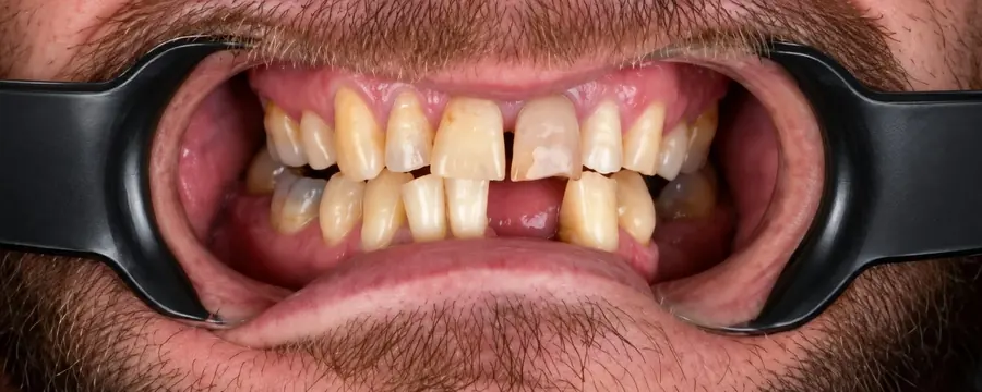 Dental bridge at Esthetic Dent in Costa Rica — before
