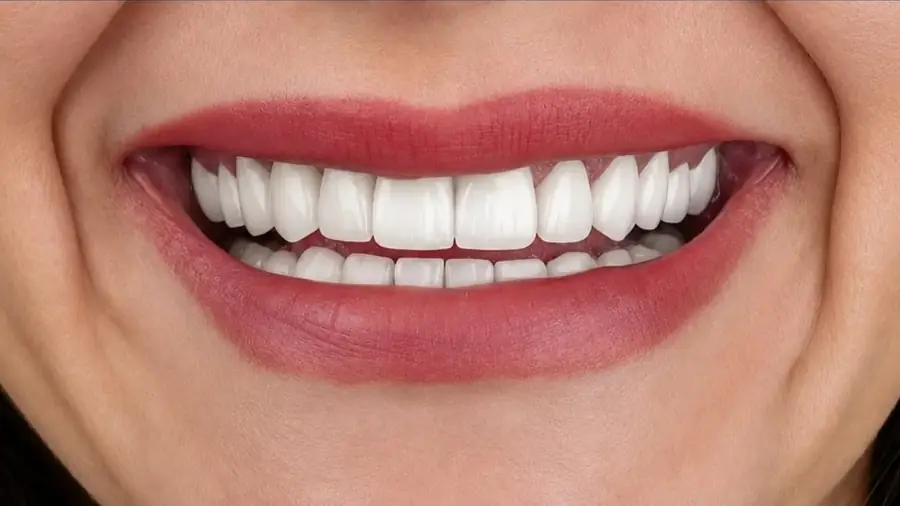 Real patient case 8 of porcelain veneers — after