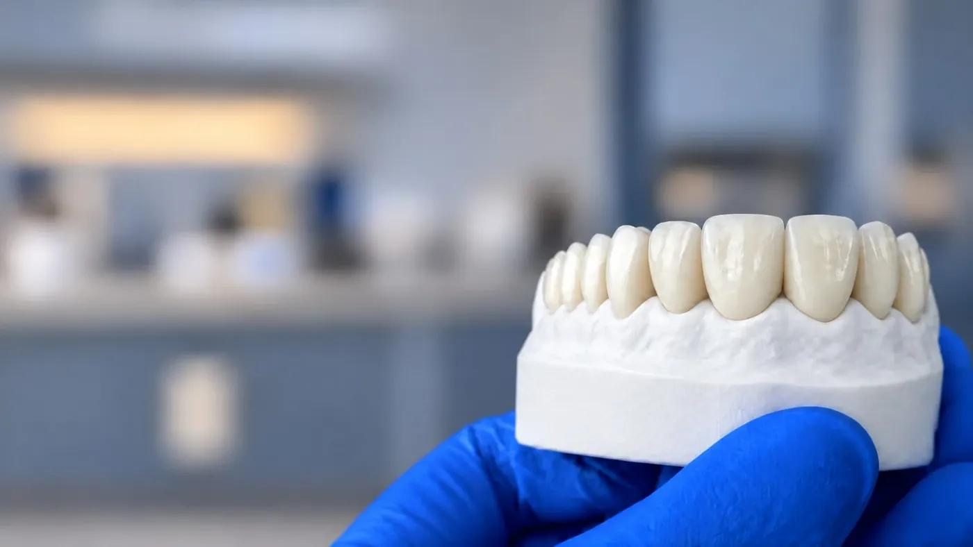 Crowns and bridges crafted in Esthetic Dent's in-house dental lab