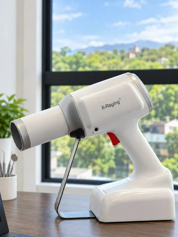 Portable dental X-ray unit at Esthetic Dent