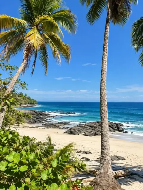 Cóbano, Santa Teresa beach near Esthetic Dent's clinic in Costa Rica