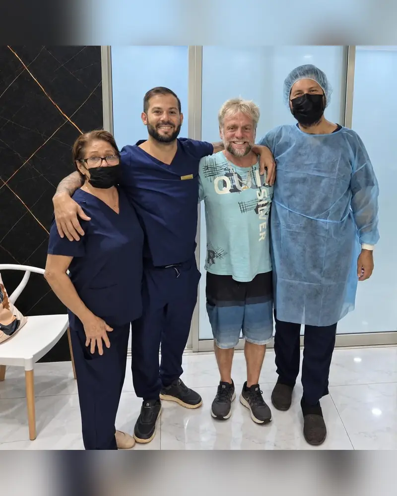 Andrew Green, Esthetic Dent full-mouth All-on-8 patient