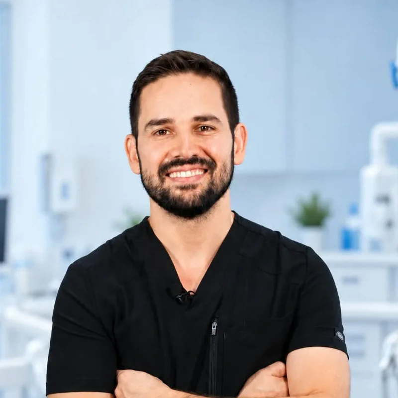 Portrait of Dr. Fernando Alfaro, endodontist at Esthetic Dent
