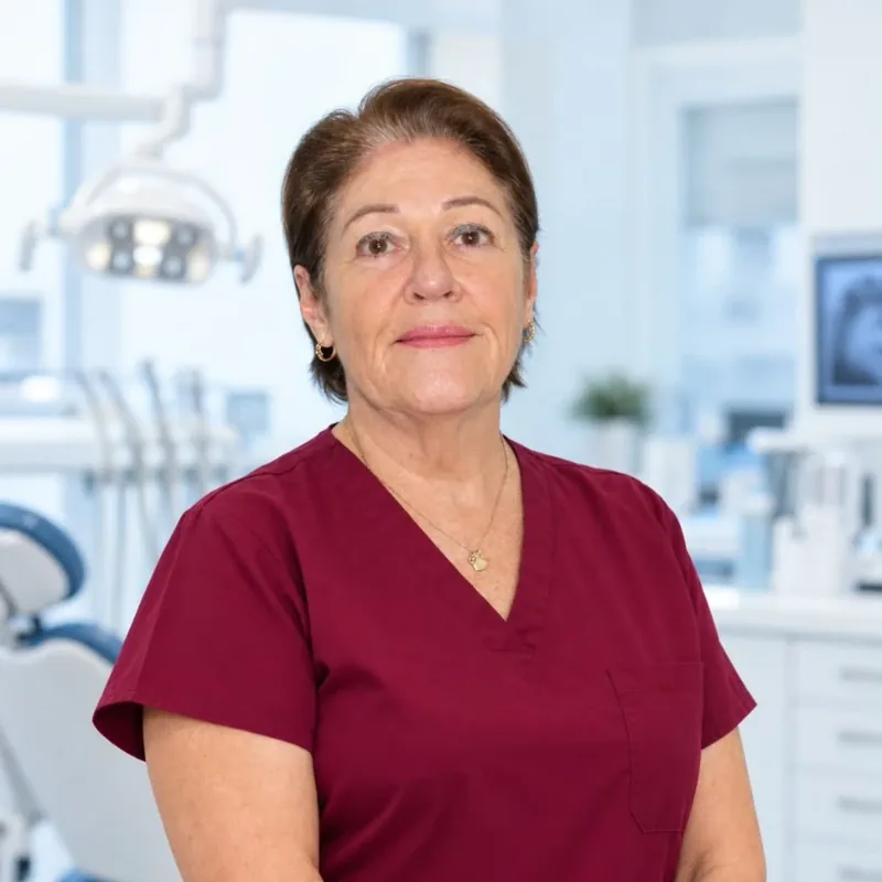 Portrait of Dr. Graciela Angulo Orozco, co-founder of Esthetic Dent