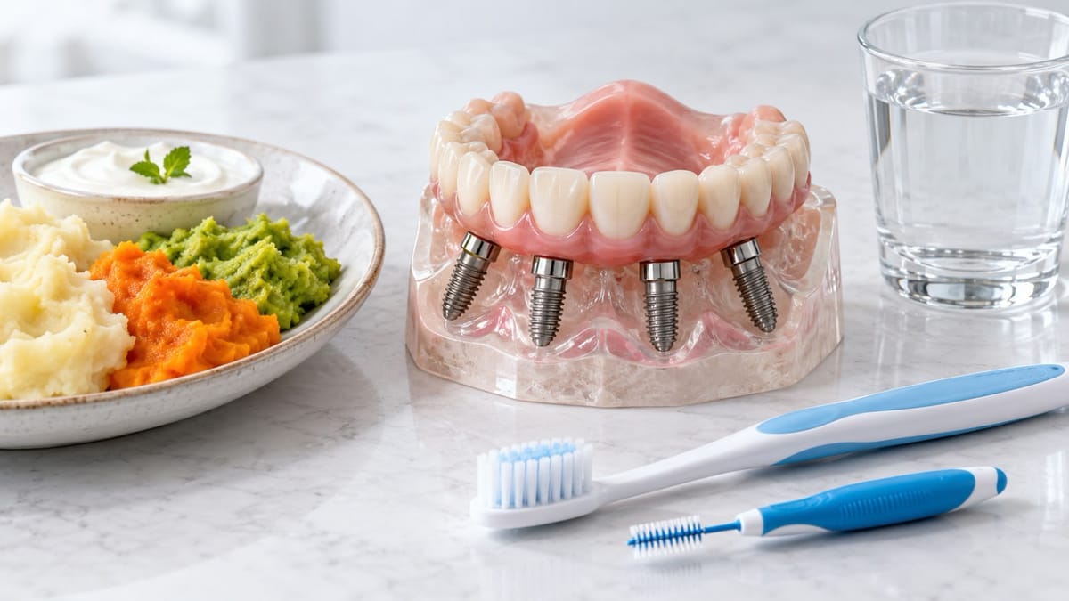 Post-Operative Care After All-on-4® Surgery: Diet, Cleaning, Recovery, and Warning Signs