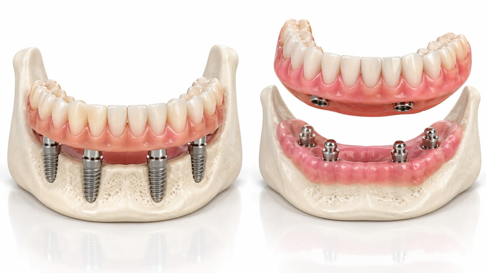 Prótesis sobre implantes dentales: opciones para recuperar su sonrisa