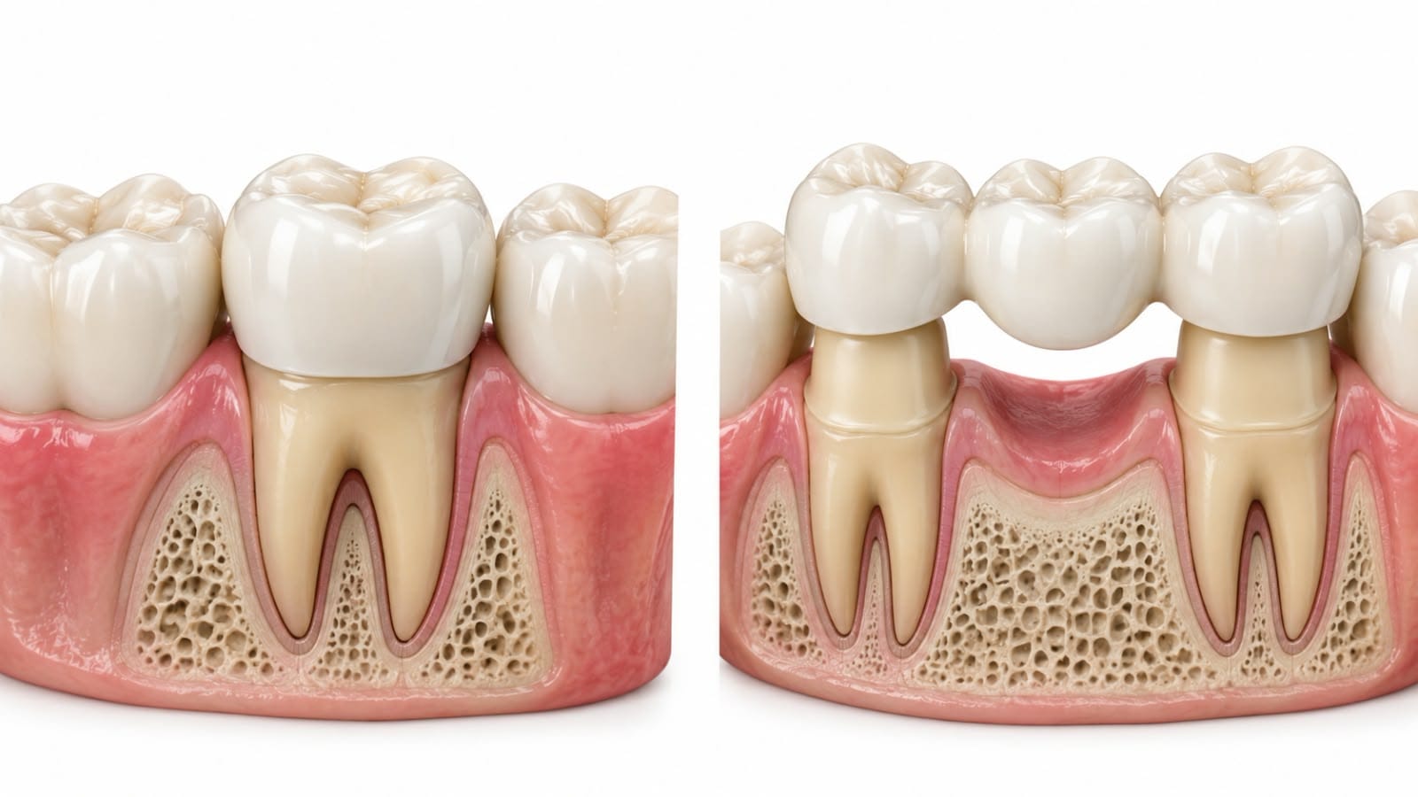 Corona o puente dental: diferencias, ventajas y elección